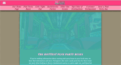 Desktop Screenshot of pinkpartybuses.com