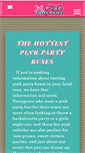Mobile Screenshot of pinkpartybuses.com
